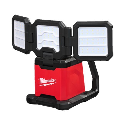 Faro Led da Cantiere M18™ Con 3 Teste Multidirezionali Batteria/Corrente 4500Lm Milwaukee M18 MDTL-0