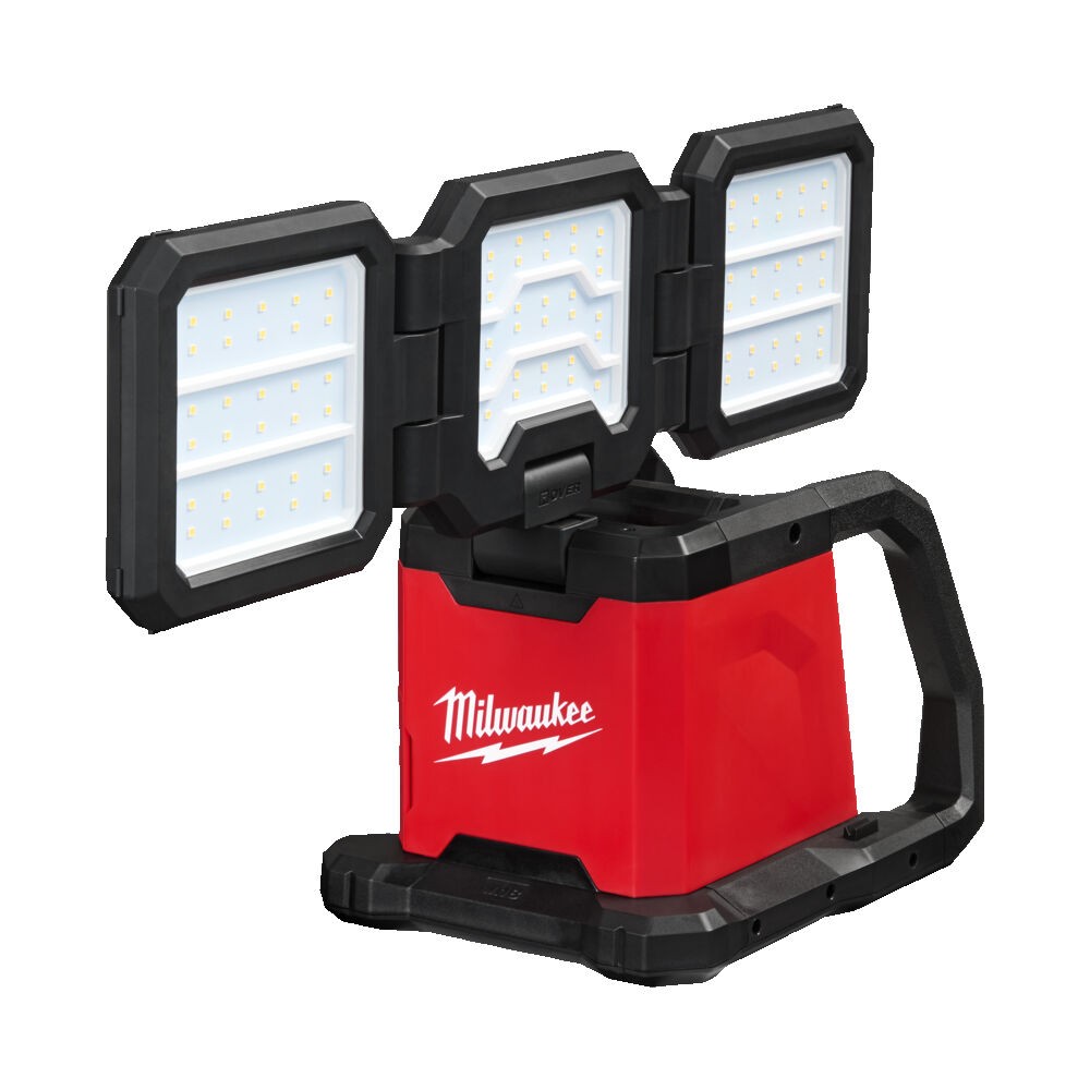 Faro Led da Cantiere M18™ Con 3 Teste Multidirezionali Batteria/Corrente 4500Lm Milwaukee M18 MDTL-0