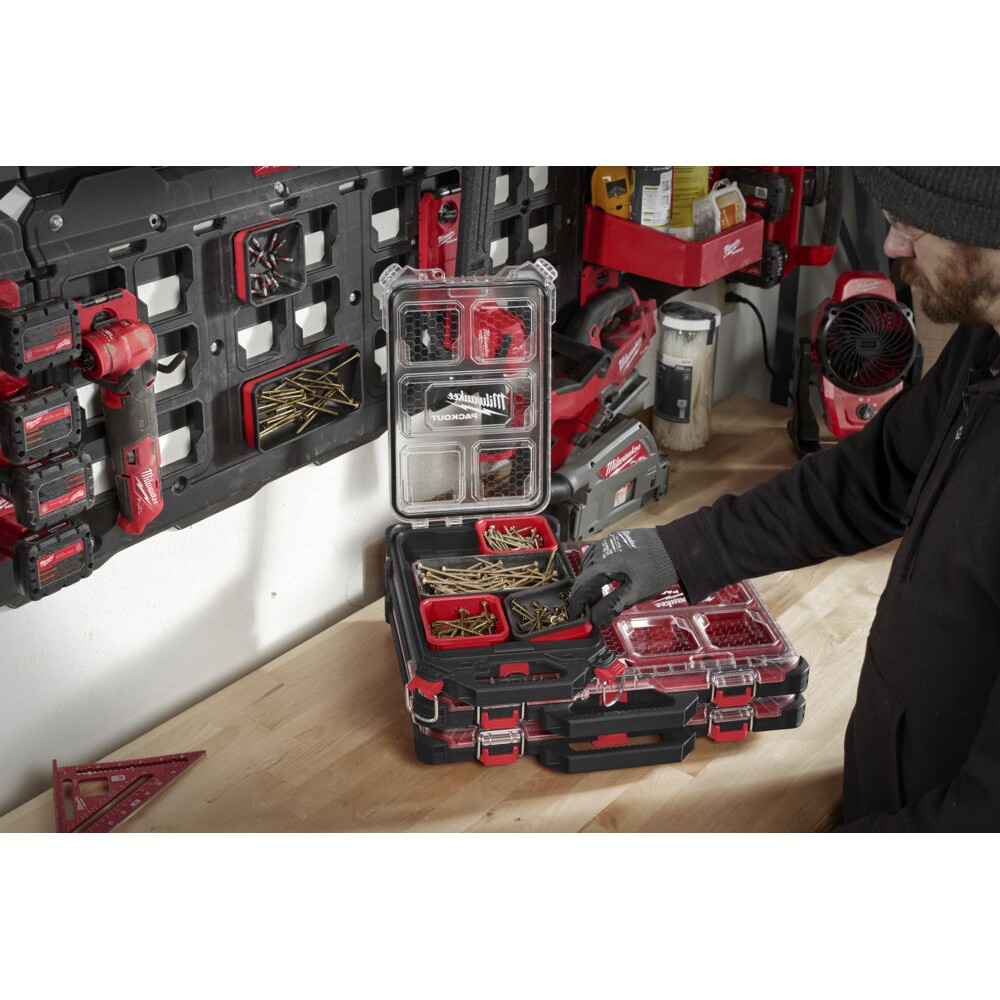 Cestino Compatto Magnetico 10x10 Cm Milwaukee 4932493380 Packout