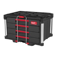 Packout Cassettiera Portautensili con 4 Cassetti Milwaukee 4932493189