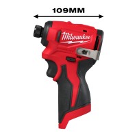 Avvitatore a Impulsi Brushless 1/4" Esagonale Milwaukee M12BLIDRC-202C 124nm