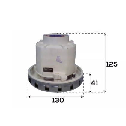 Motore per Aspirapolvere Aspiraliquidi W1200 Volt220 Tipo Lavor Domel 467.3.245