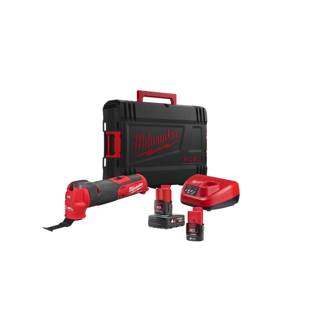 Utensile Multifunzione M12 +1 Batt.4Ah +1 Batt. 2Ah Milwaukee M12FMT-422X Fuel