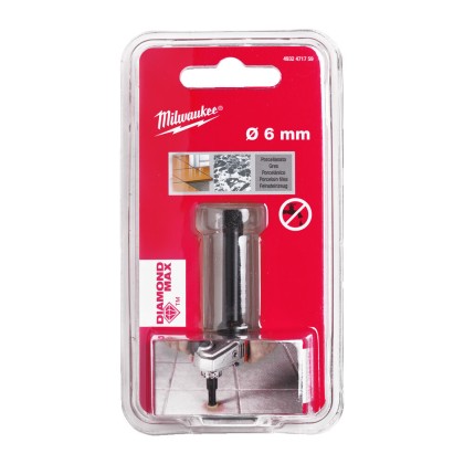 Punta Diamantata a Secco Diamond Max 6mm Milwaukee 4932471759