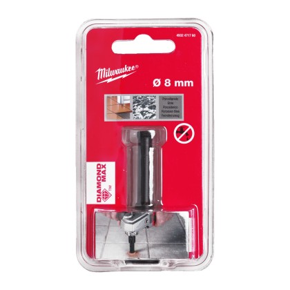 Punta Diamantata a Secco Diamond Max 8mm Milwaukee 4932471760