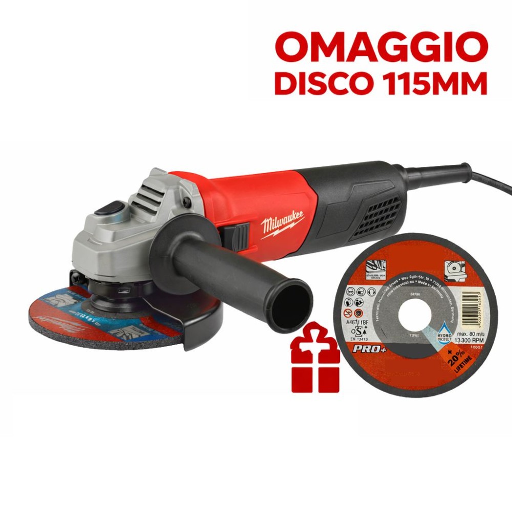 Smerigliatrice Angolare Milwaukee AG800-115E 800W