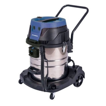 Aspiratore - Liquidi Inox + Presa 2000 W Con 2 Motori  Da W1.200 Lt 60 Kg 23 Hyundai 45090