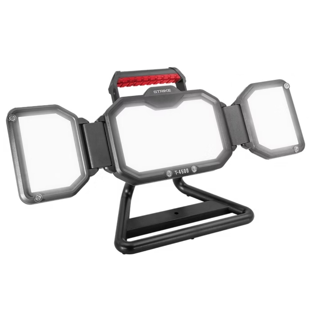 Faro LED Ricaricabile Trifacciale IP65 50 W 2.500 lm 4.000 K – Modello T Strike T-4500