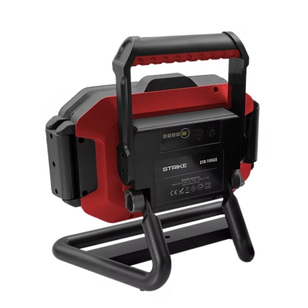 Faro LED Ricaricabile Trifacciale IP65 50 W 2.500 lm 4.000 K – Modello T Strike T-4500