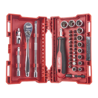 Set metrico di Bit Cricchetto e bussole Da 1/4" - 38 Pezzi Milwaukee 4932479096