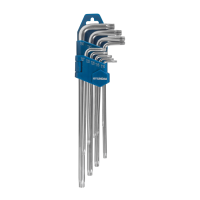 SET CHIAVI A BRUGOLA 9PZ TORX EXTRA LUNGHE IN ACCIAIO 10-50mm hyundai 59525