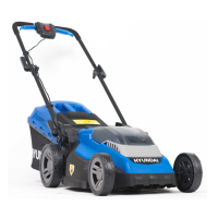 Rasaerba a batteria HYUNDAI 25610 Motore: 650 W Capacità raccolta: 30 L Voltaggio: 40 V Larghezza di taglio: 380