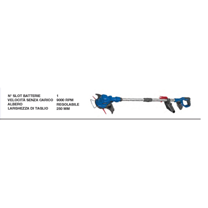 Tagliabordi a batteria 20v 250mm hyundai 25200