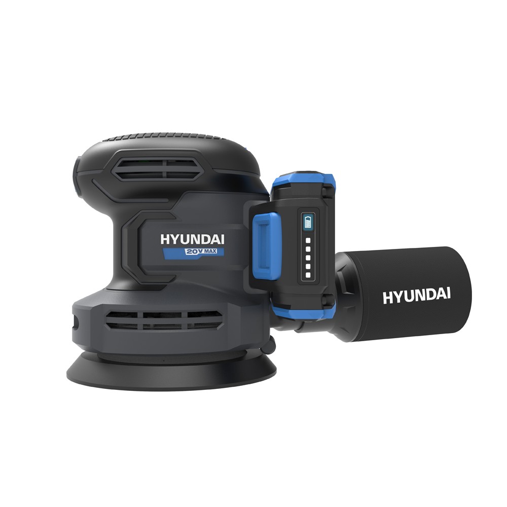 HYUNDAI 25883 LEVIGATRICE ORBITALE 125mm 20V LITIO SOLO CORPO MACCHINA
