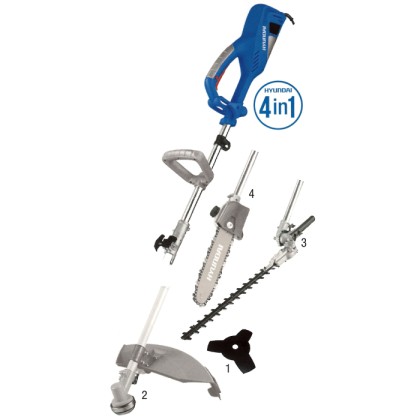 Decespugliatore elettrico 4 in 1 1200W Hyundai 35704 420mm