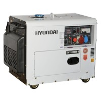 Generatore di corrente 5Kw Diesel Silenziato con AVR Hyundai 65234 456cc 12HP