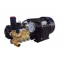KYDRA KPC3.5TP IDROPULITRICE PROF 150Bar 660L/h  4600W 3F 4 POLI 1450 GIRI MOTORE INDUZIONE TESTATA OTTONE Pistoni in ceramica d