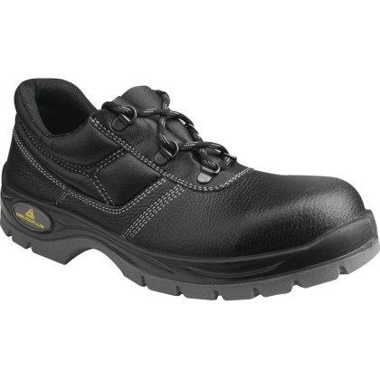 S3 SRC BLACK LOW SHOE IN LEATHER BI-DENSITY PU SOLE T