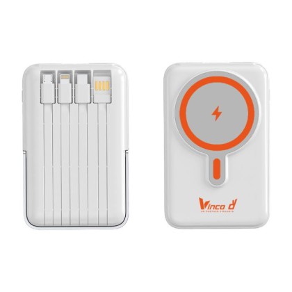 Power Bank 10.000Mha Wirless Charg Vinco 00010 Magsafe