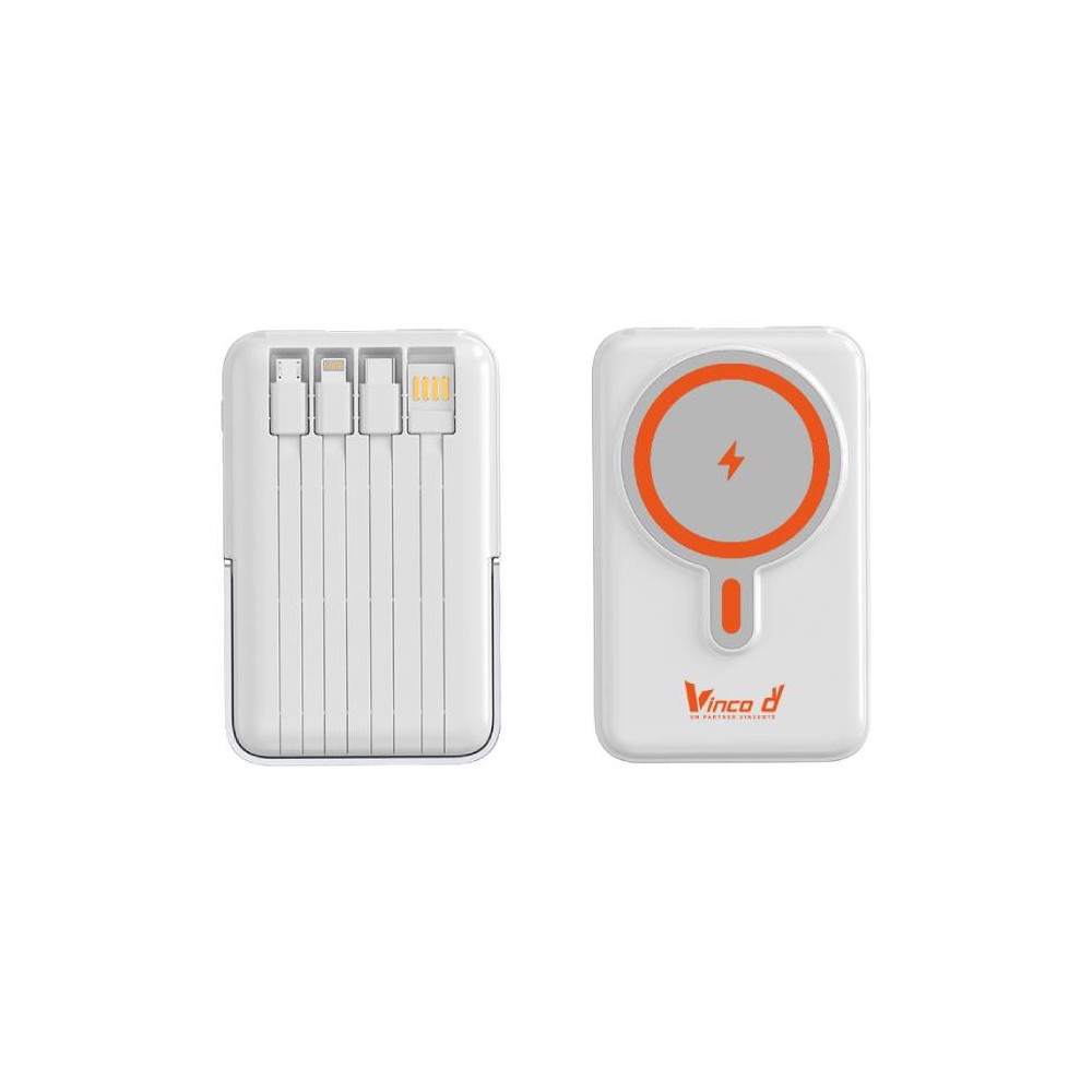 Power Bank 10.000Mha Wirless Charg Vinco 00010 Magsafe