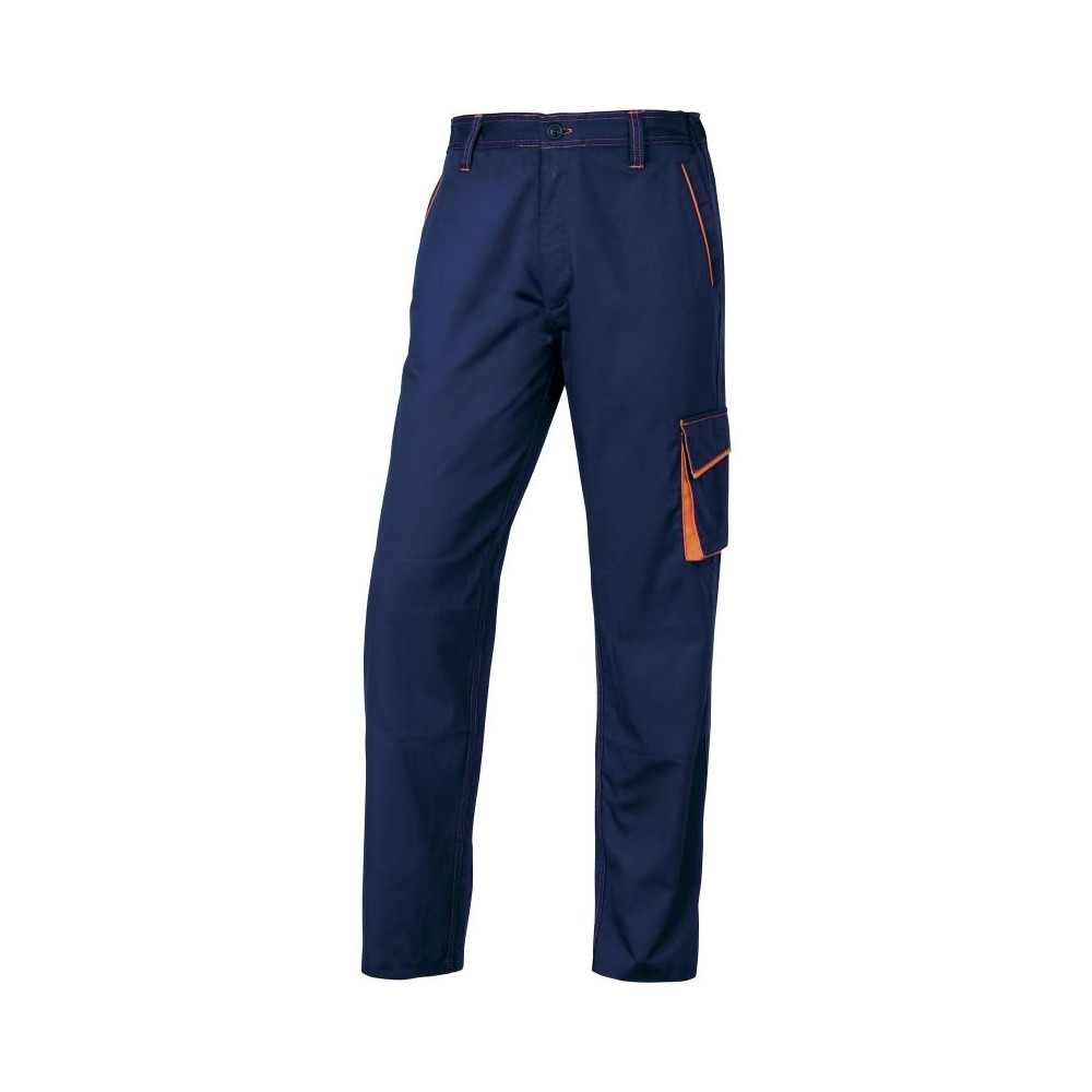 BLUE-ORANGE PANOSTYLE TROUSERS