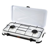 Fornello a Gas Gpl 2 Fuochi Bruciatore 1.2 Kw  Vinco 76002 Campeggio