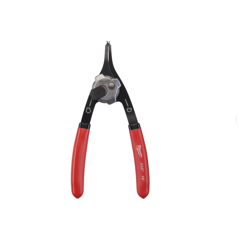 PINZA REVERSIBILE PER ANELLI ELASTICI COMPATTA .038" 18°