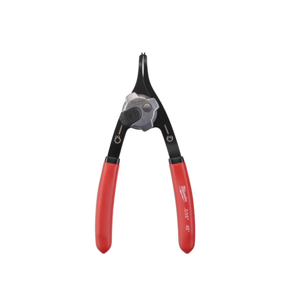 PINZA REVERSIBILE PER ANELLI ELASTICI COMPATTA .038" 45°