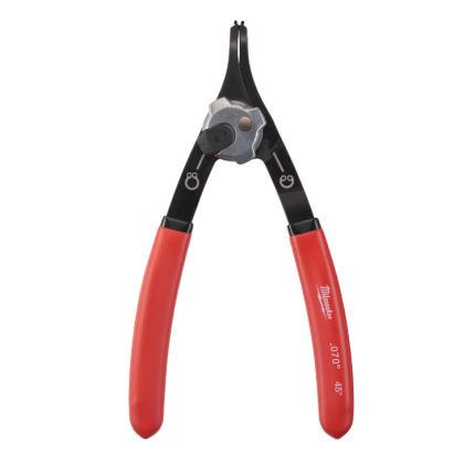 PINZA REVERSIBILE PER ANELLI ELASTICI GRANDE INCLINATA .070" 45°