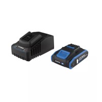 Starter Pack Hyundai 25898 Batteria 20v 2Ah 25894  + Carica Batterie 25896