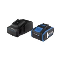Starter Pack Hyundai 25899 Batteria 20v 4Ah 25895  + Carica Batterie 25896