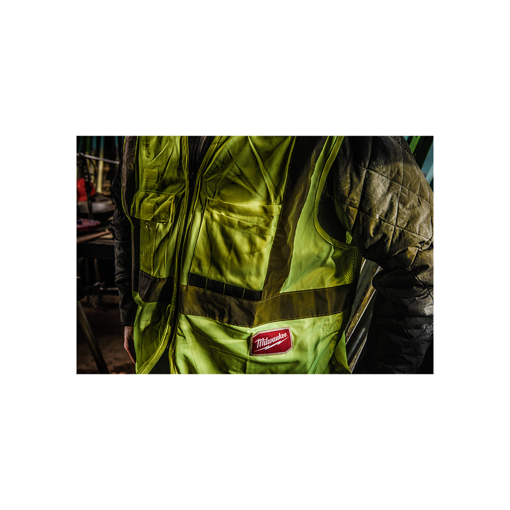 Gilet ad alta visibilità giallo S/M Milwaukee 4932471889