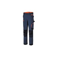 PANTALONE MULTITASCHE BLU GR 260