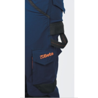 PANTALONE MULTITASCHE BLU GR 260