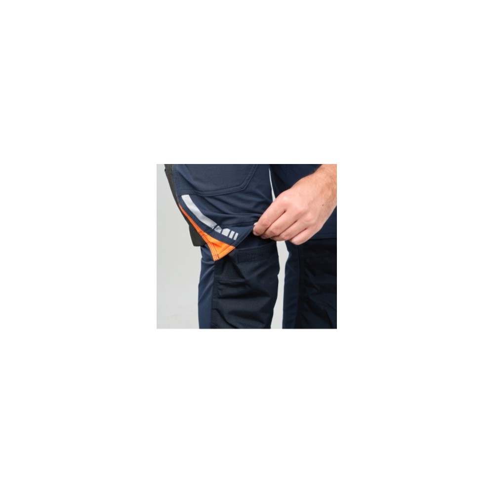 PANTALONE MULTITASCHE BLU GR 260