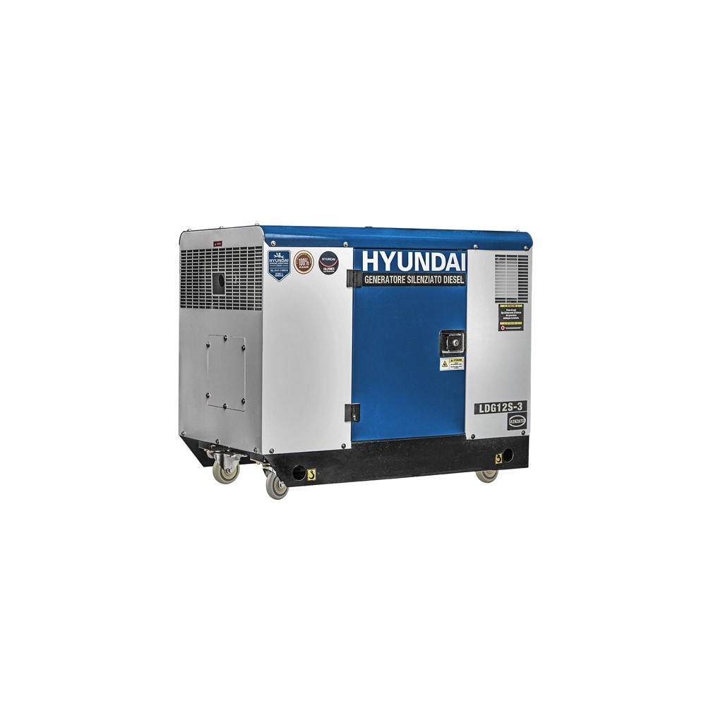 Generatore di corrente 11Kw Diesel Full Power Hyundai 65238 954cc 20HP