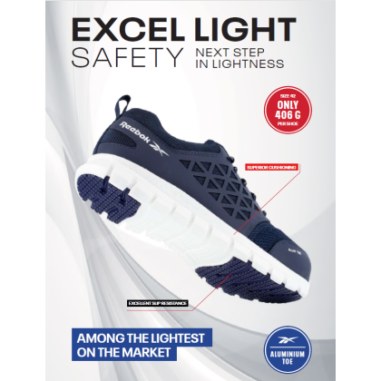 Scarpe Antinfortunistiche Reebok Excel Light IB1030 S1P Black Digital Camo Composite Toe