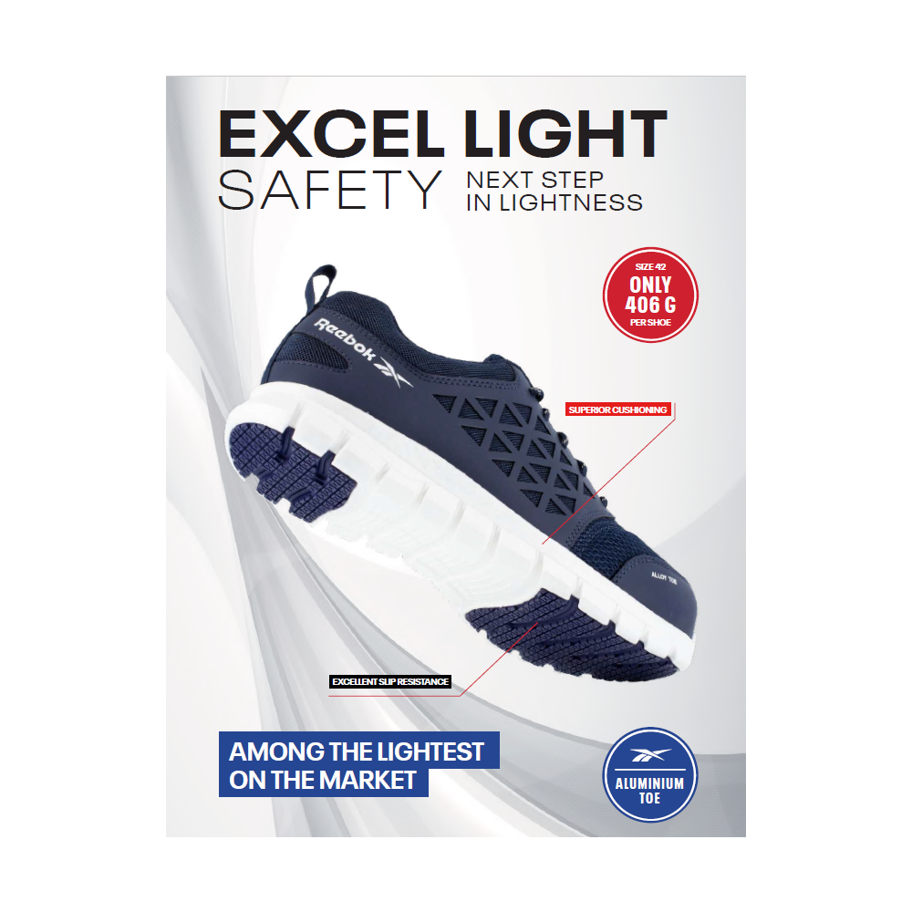 Scarpe Antinfortunistiche Reebok Excel Light IB1030 S1P Black Digital Camo Composite Toe