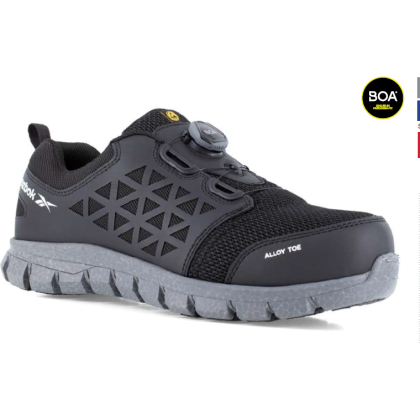 Scarpe Antinfortunistiche Reebok Excel Light IB1032 S1P BOA Lancing System Black Alloy Toe