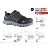 Scarpe Antinfortunistiche Reebok Excel Light IB1032 S1P BOA Lancing System Black Alloy Toe
