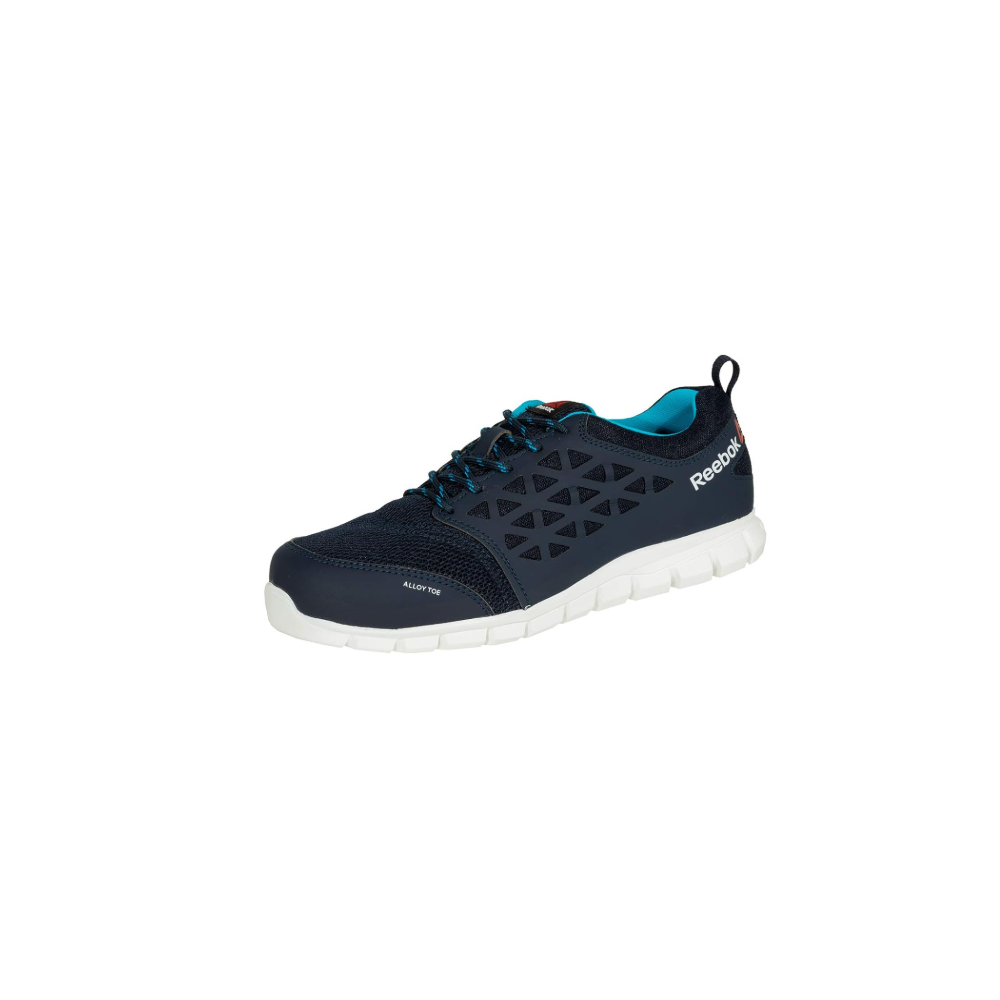 Scarpe Antinfortunistiche Reebok Excel Light Women B131 S1P Navy whit Teal Trim Alloy Toe