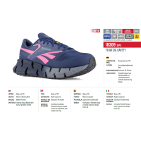 Scarpe Antinfortunistiche Reebok Floatzing Women IB309 S1PS Blue/Pink