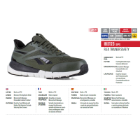 Scarpe Antinfortunistiche Reebok Flex Trainer IB5123 S1pS Olive/Black Composite Toe