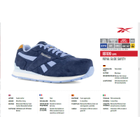 Scarpe Antinfortunistiche Reebok Royal Glide IB109 S1P Navy and Blue Composite Toe