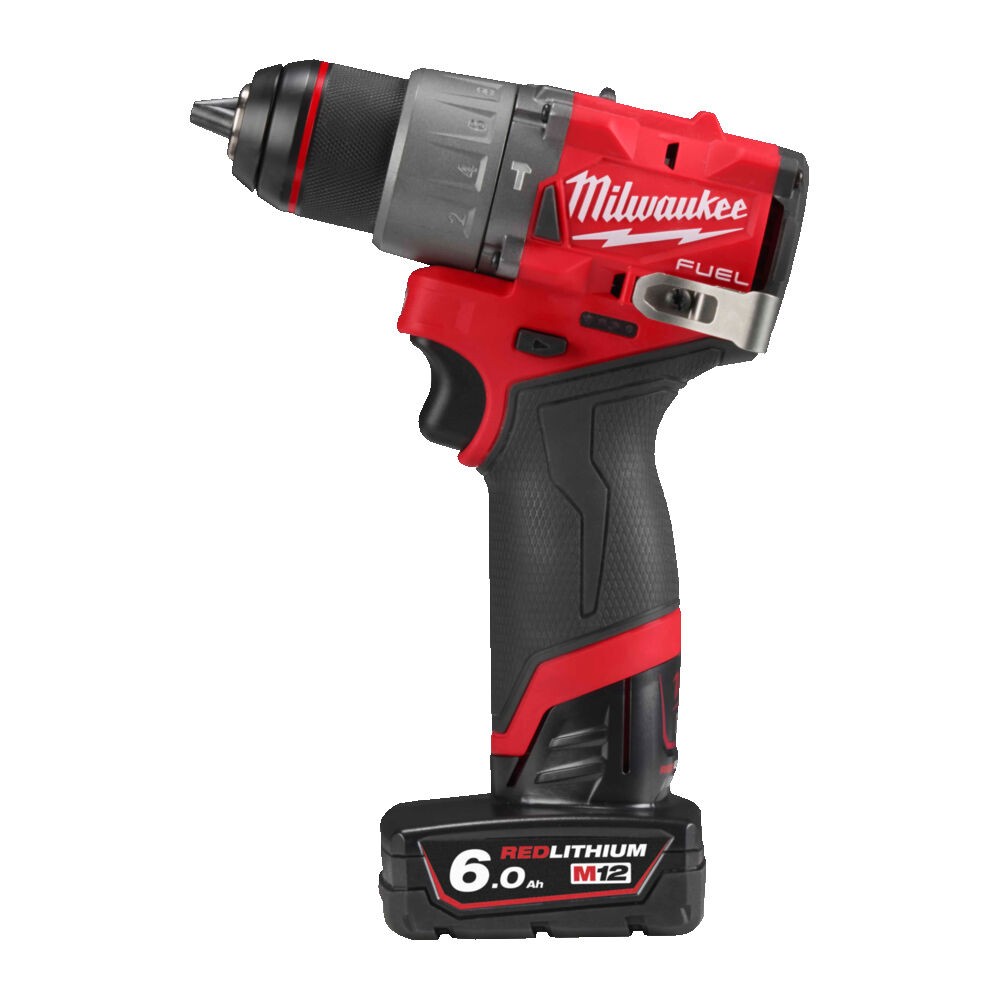 Trapano Avvitatore a Percussione Compatto M12 Milwaukee M12FPD2-602x 45Nm