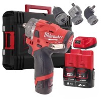 Trapano a percussione con mandrini interscambiabili Milwaukee M12 FPDXKIT-202X