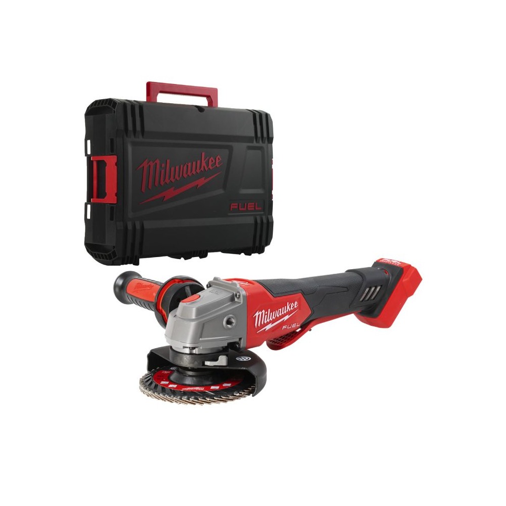 Smerigliatrice Angolare 125mm Testa Piatta M18 Milwaukee M18 FSAGV125XPDB-0X Nuda