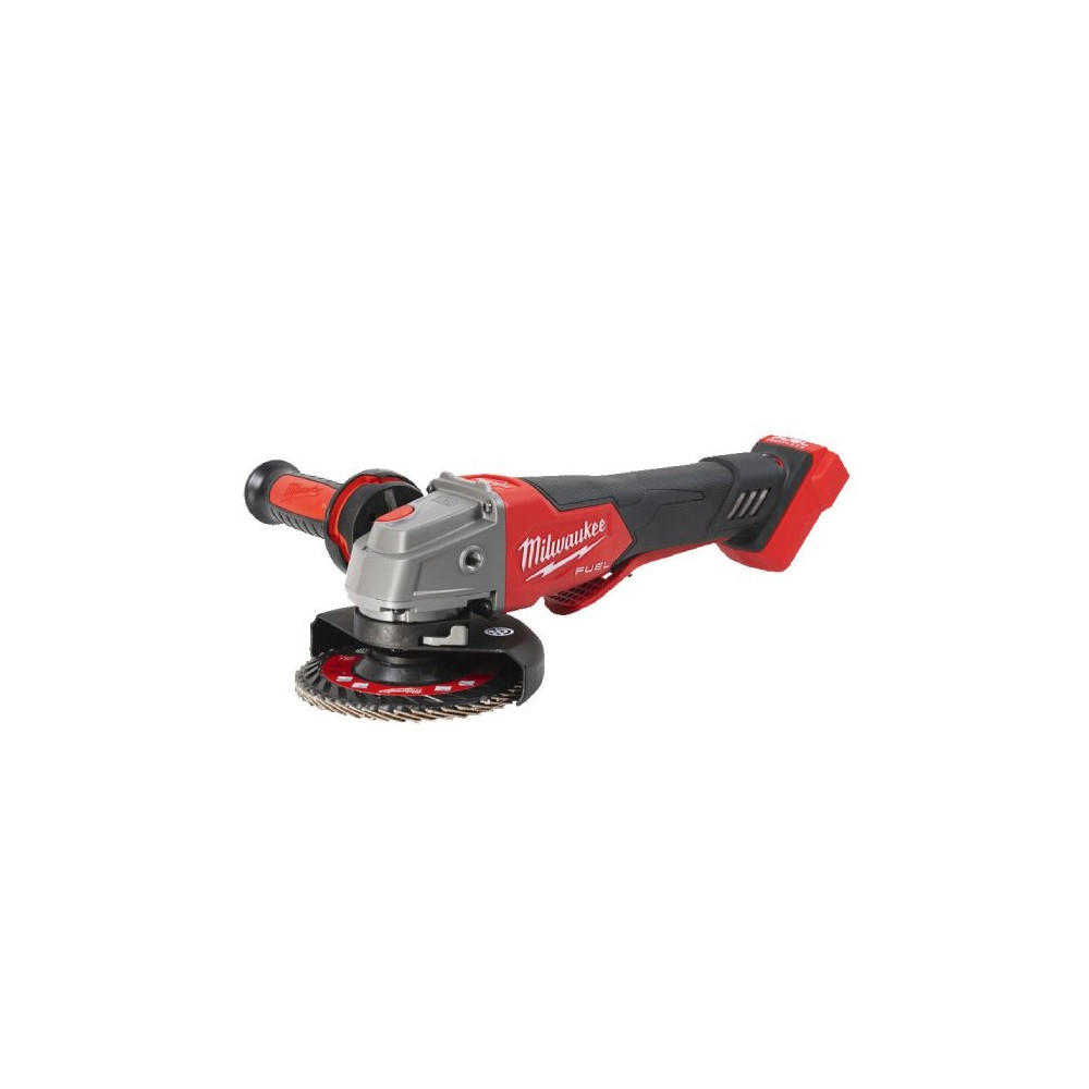 Smerigliatrice Angolare 125mm Testa Piatta M18 Milwaukee M18 FSAGV125XPDB-0X Nuda