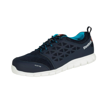 Scarpe Antinfortunistiche Reebok Excel Light Women B131 S1P Navy whit Teal Trim Alloy Toe