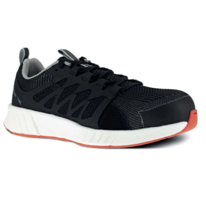 Scarpe Antinfortunistiche Reebok Performance IB1076 S1P Black/White and Orange Composite Toe